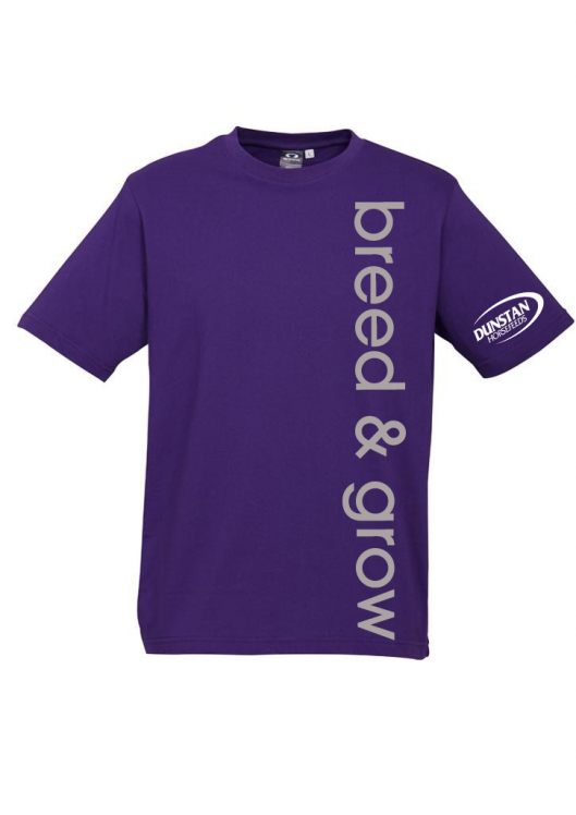 Dunstan Breed & Grow Tee (Purple/Silver)