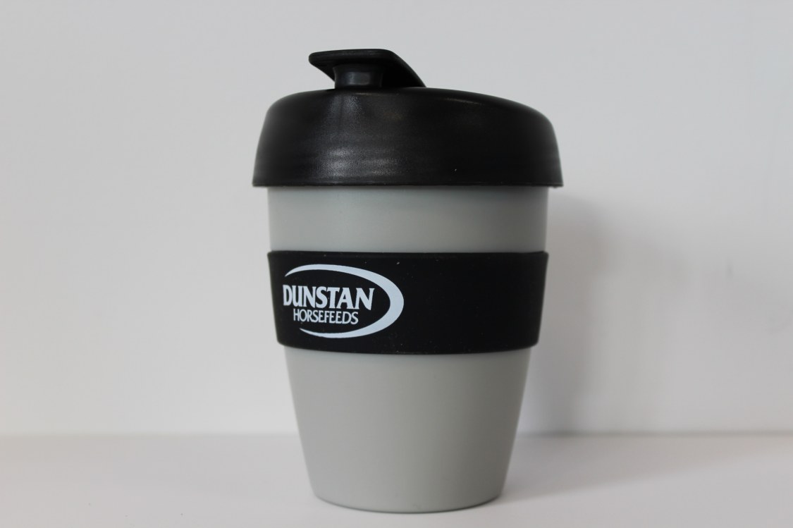 Reusable Coffee Mug Dunstan (Black/Grey)