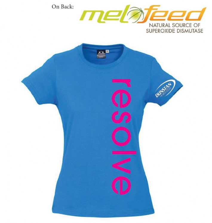 Dunstan Resolve Tee (Blue/Pink)